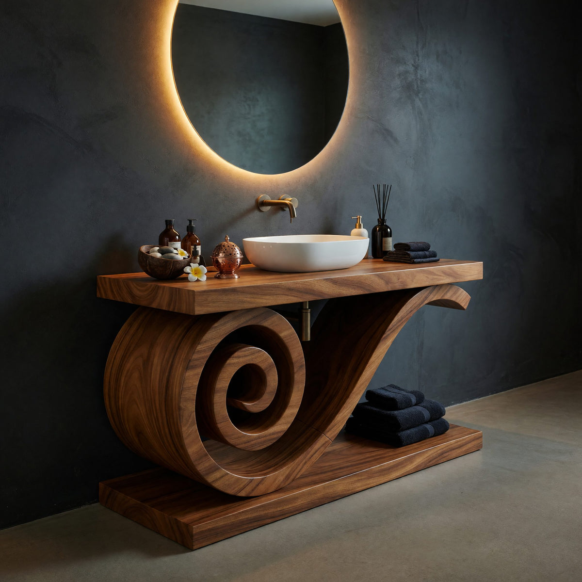 Natural wood grain detail