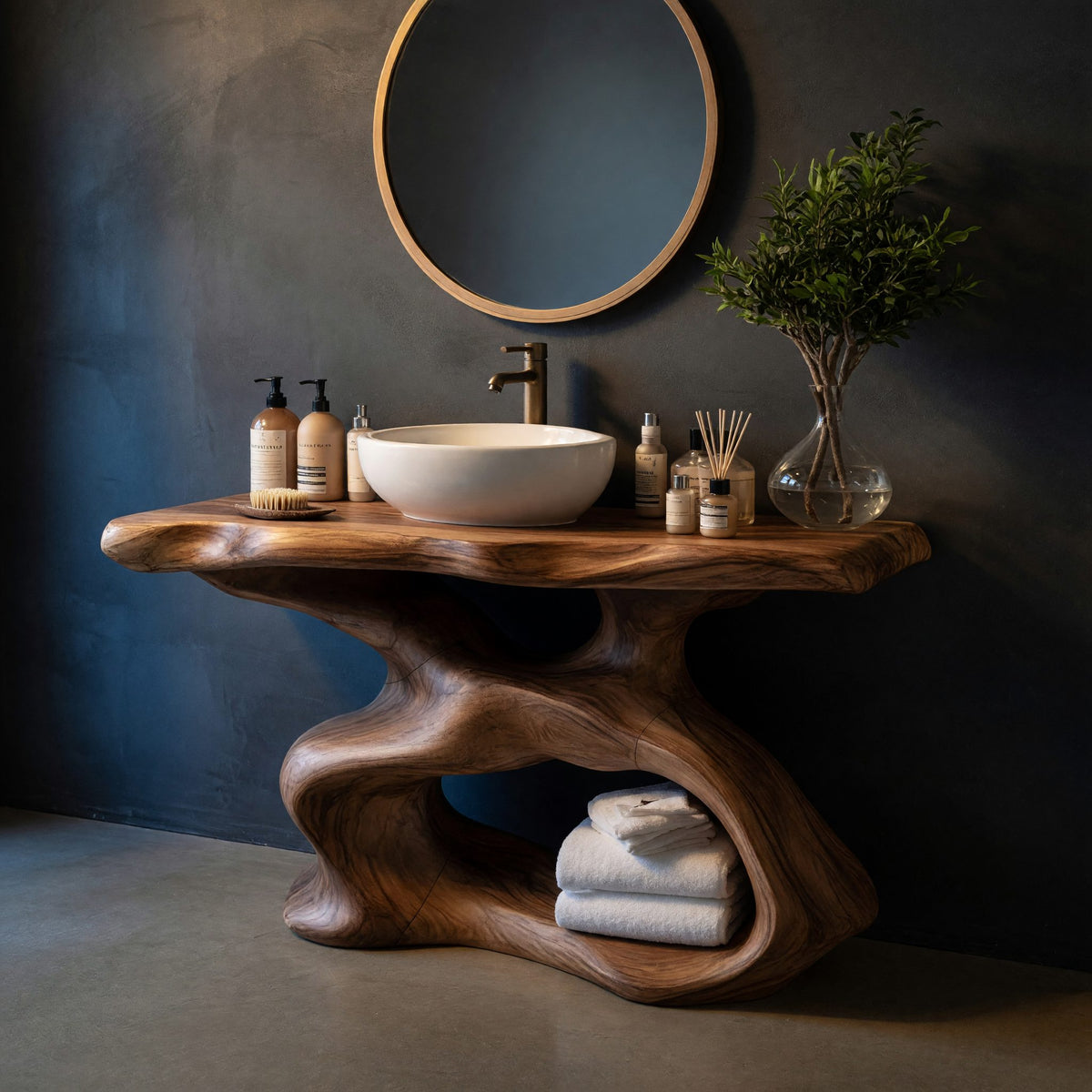 Natural wood grain detail