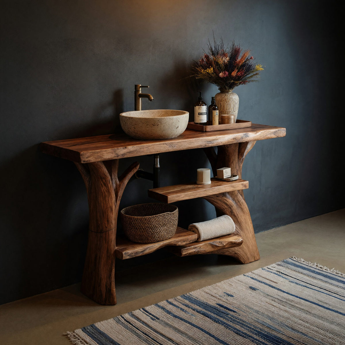 Natural wood grain detail