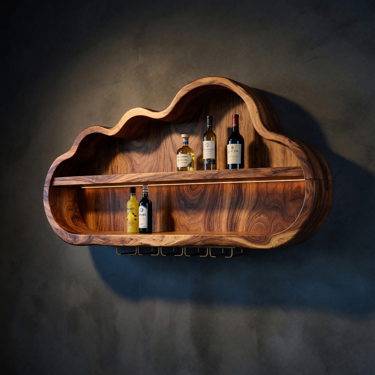 Natural wood grain detail