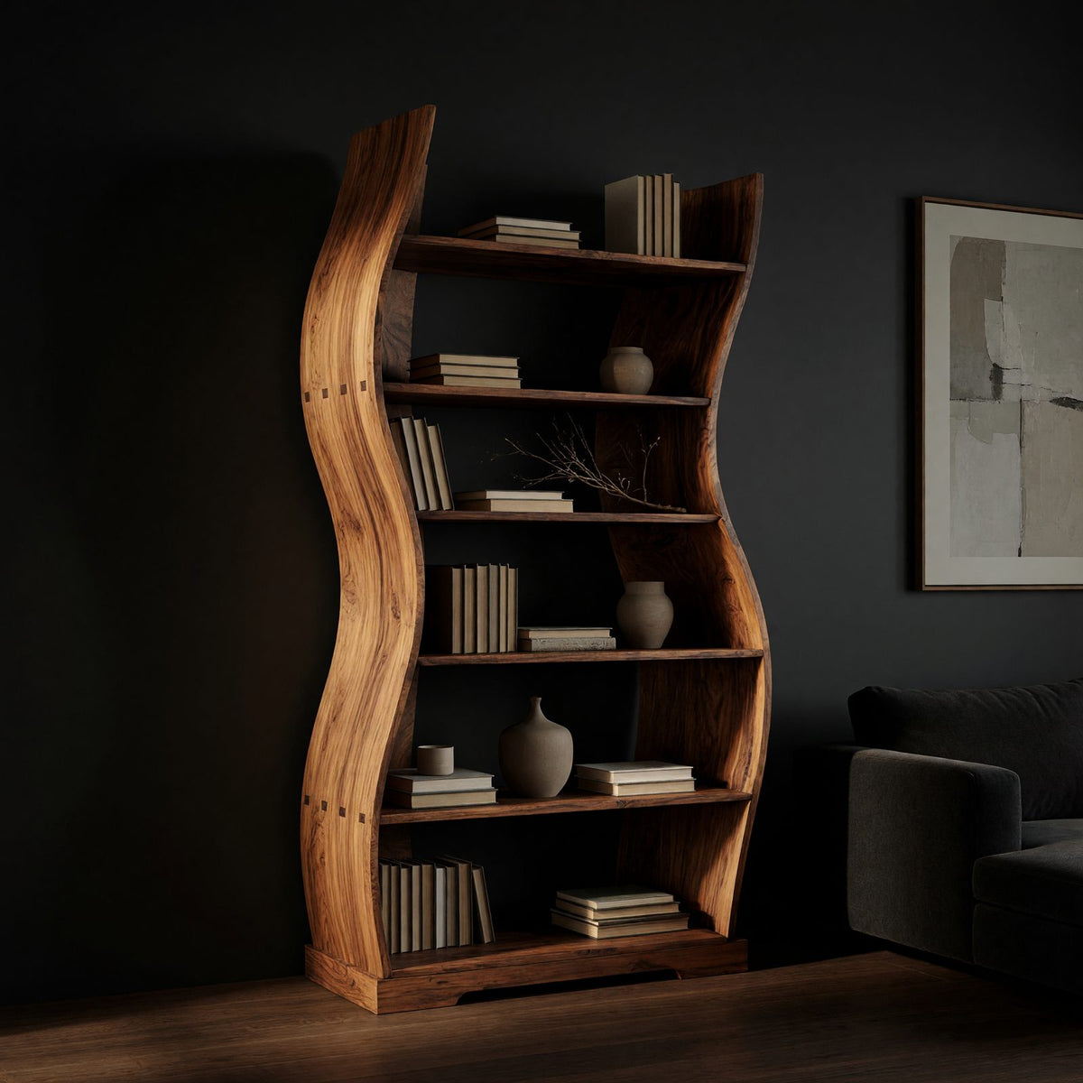 Natural wood grain detail
