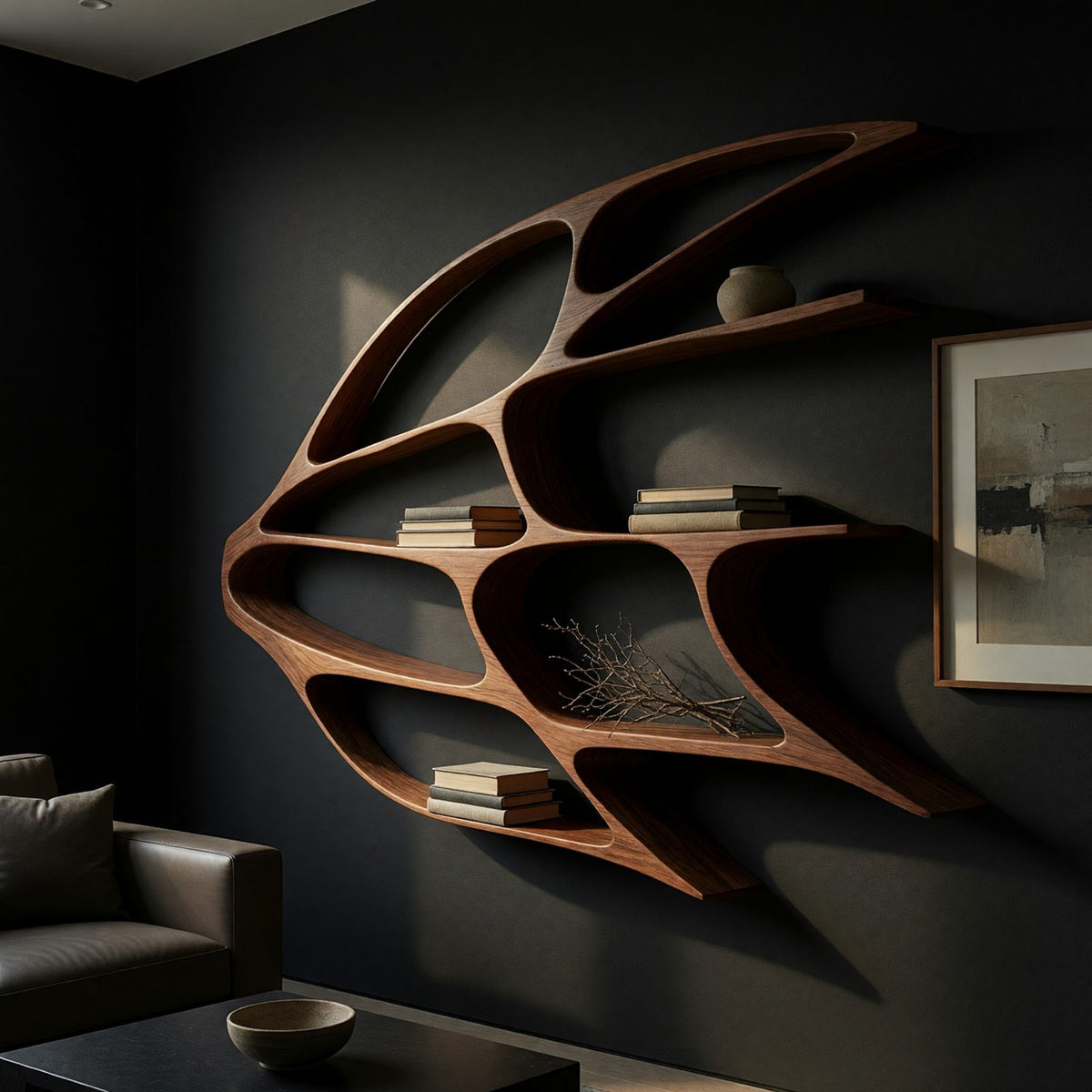 Natural wood grain detail
