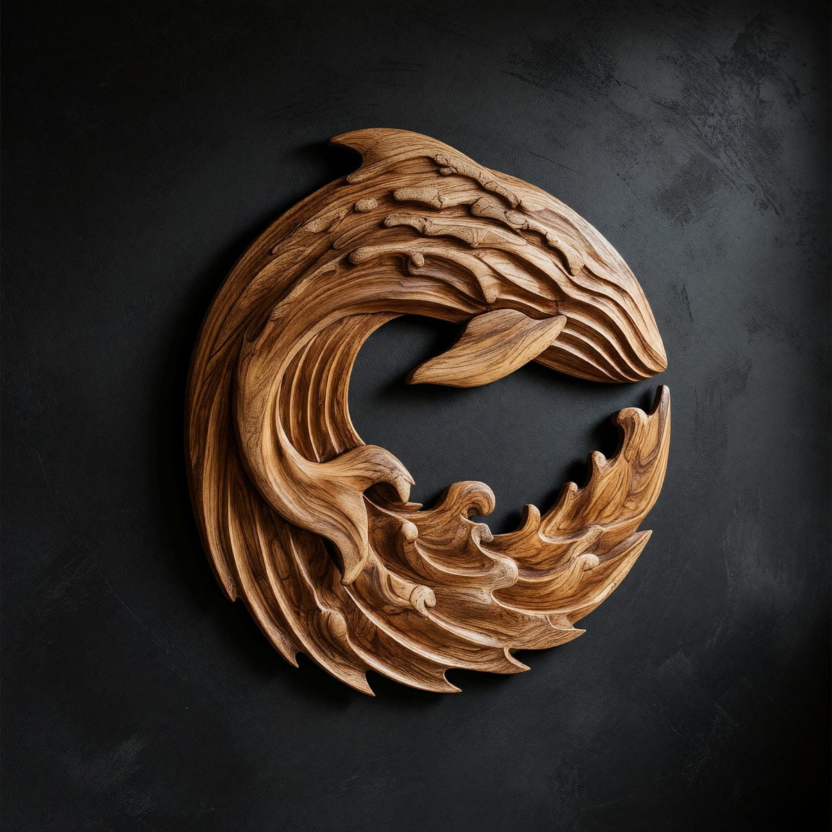Natural wood grain detail