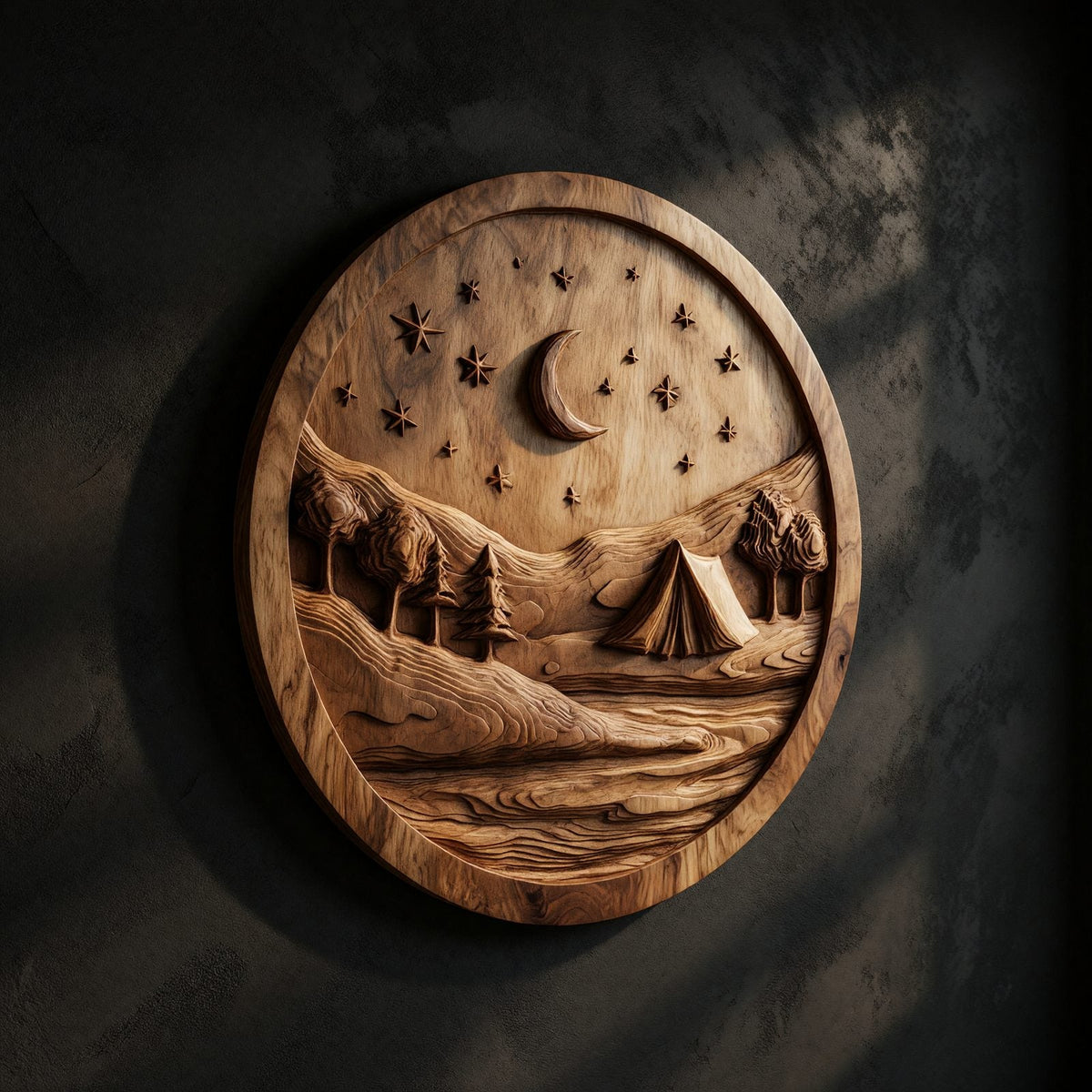 Natural wood grain detail