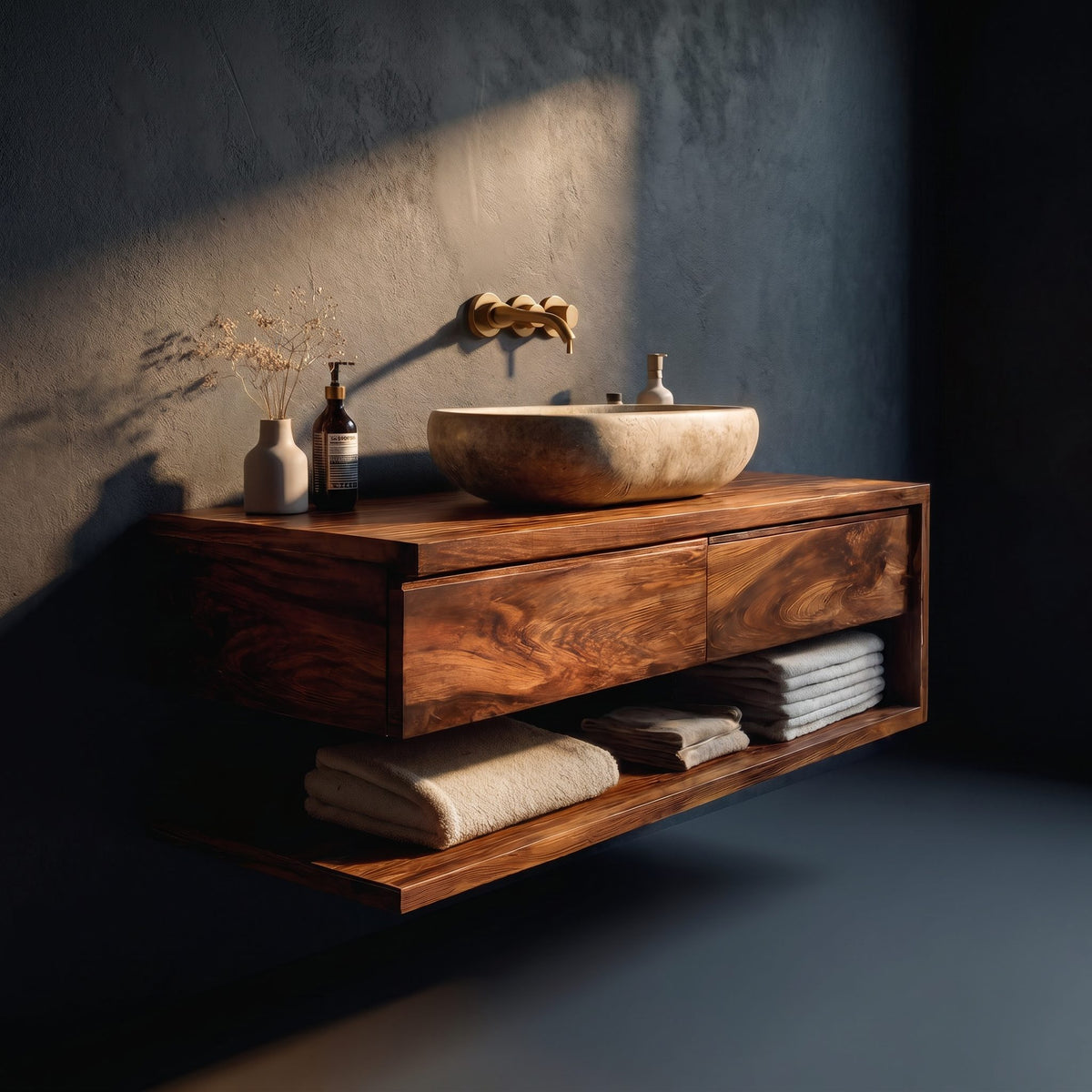 Natural wood grain detail