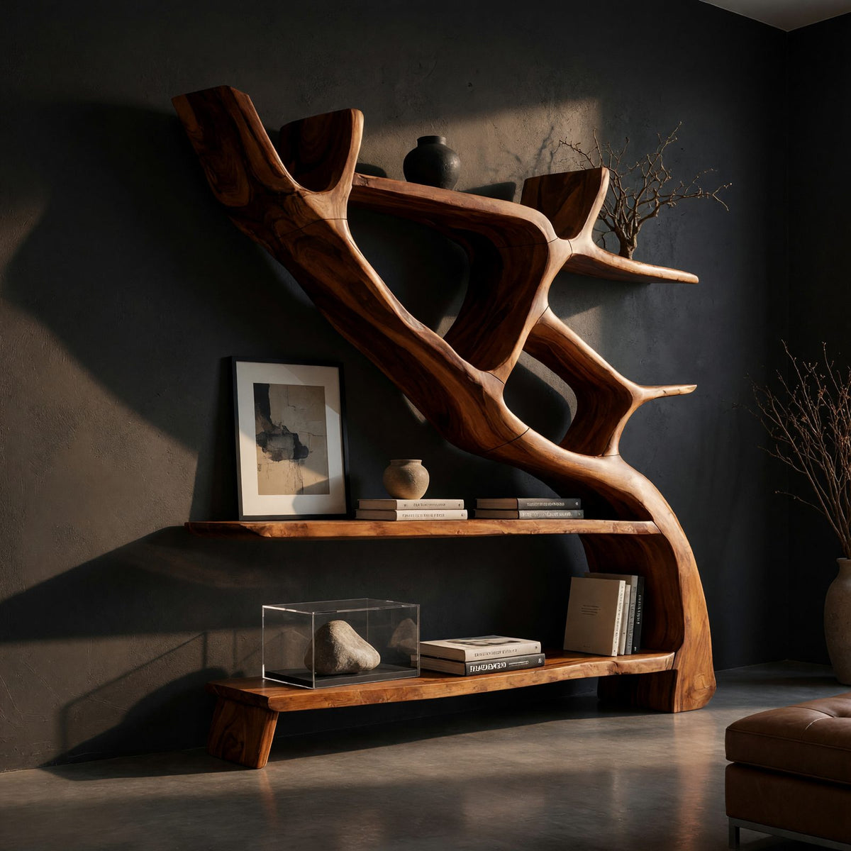 Natural wood grain detail