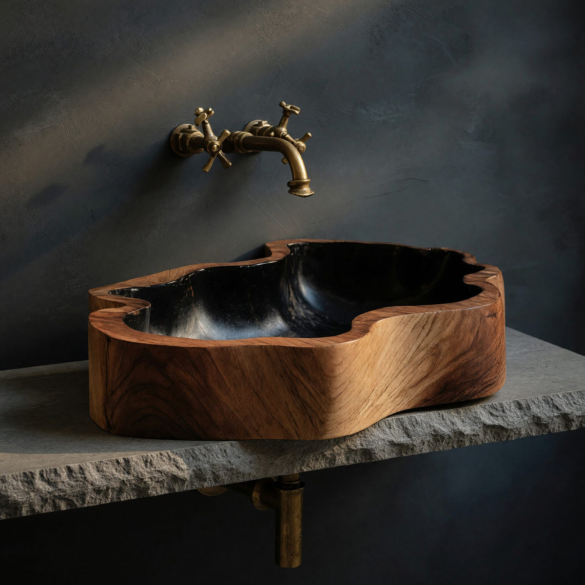 Natural wood grain detail