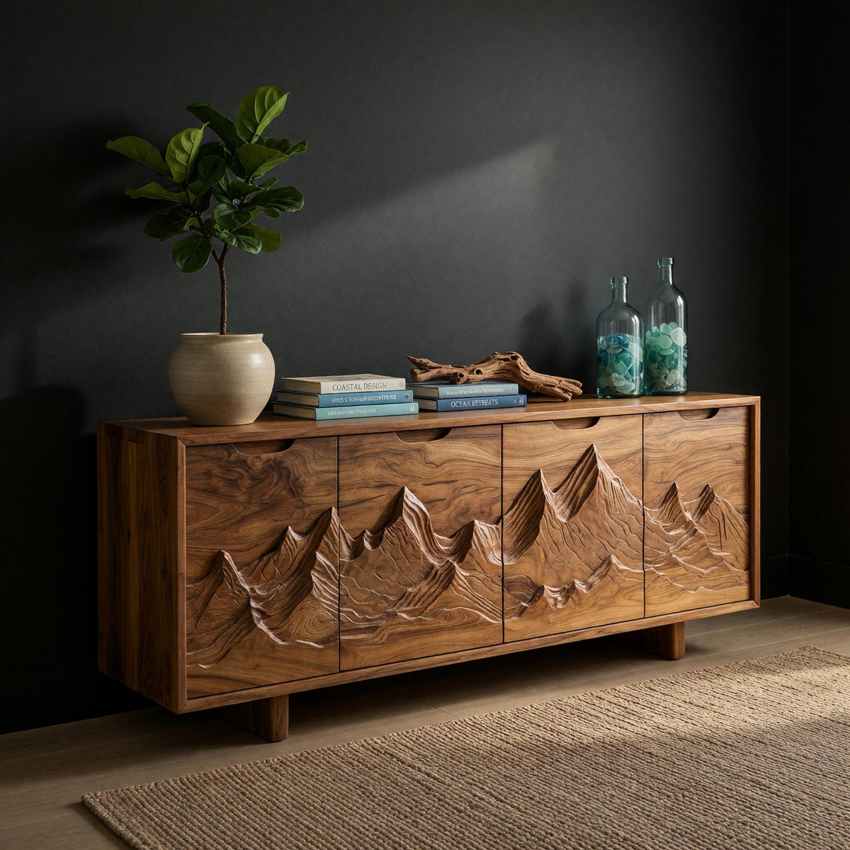 Natural wood grain detail