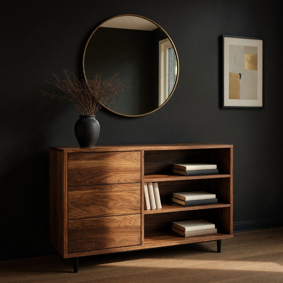 Natural wood grain detail