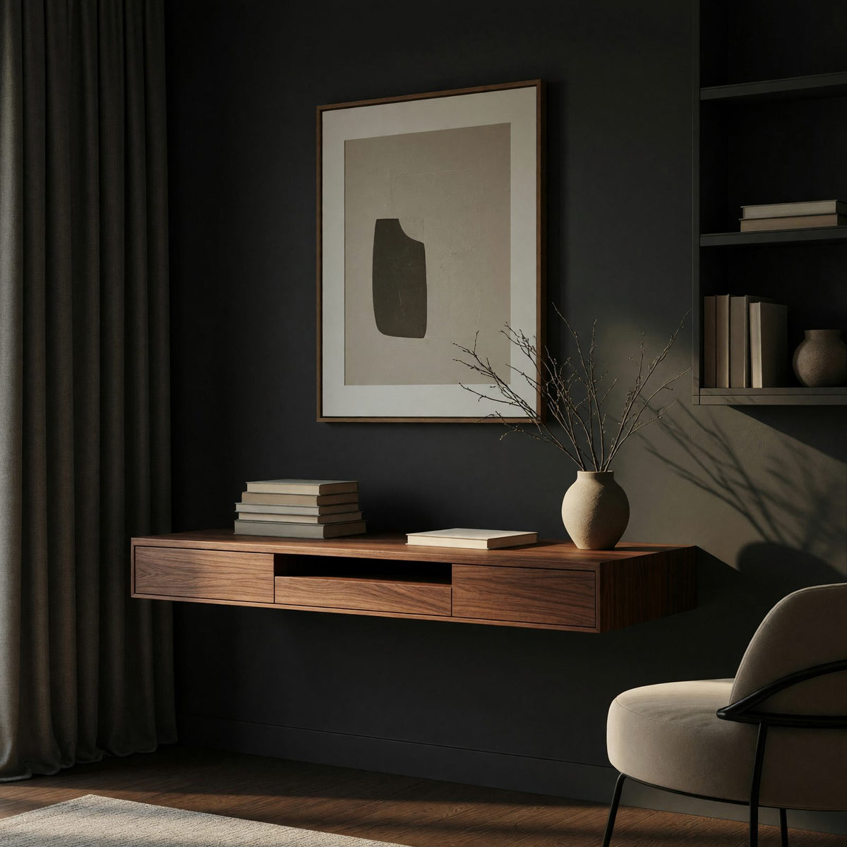 Natural wood grain detail