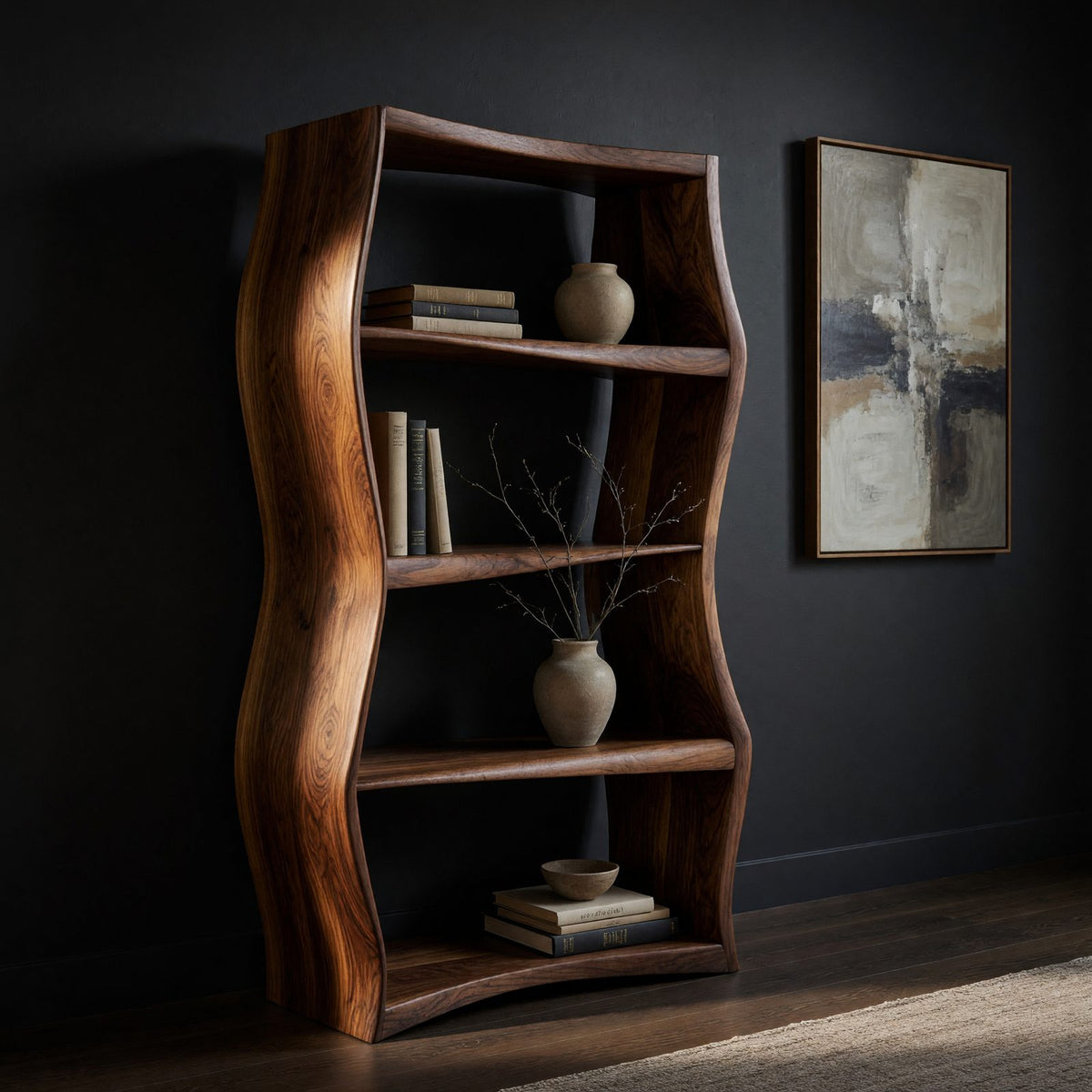 Natural wood grain detail