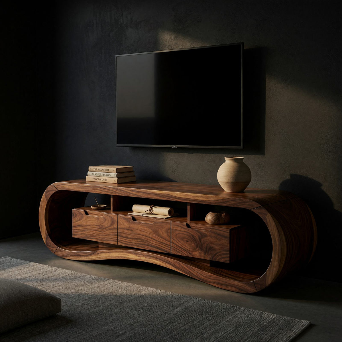 Natural wood grain detail