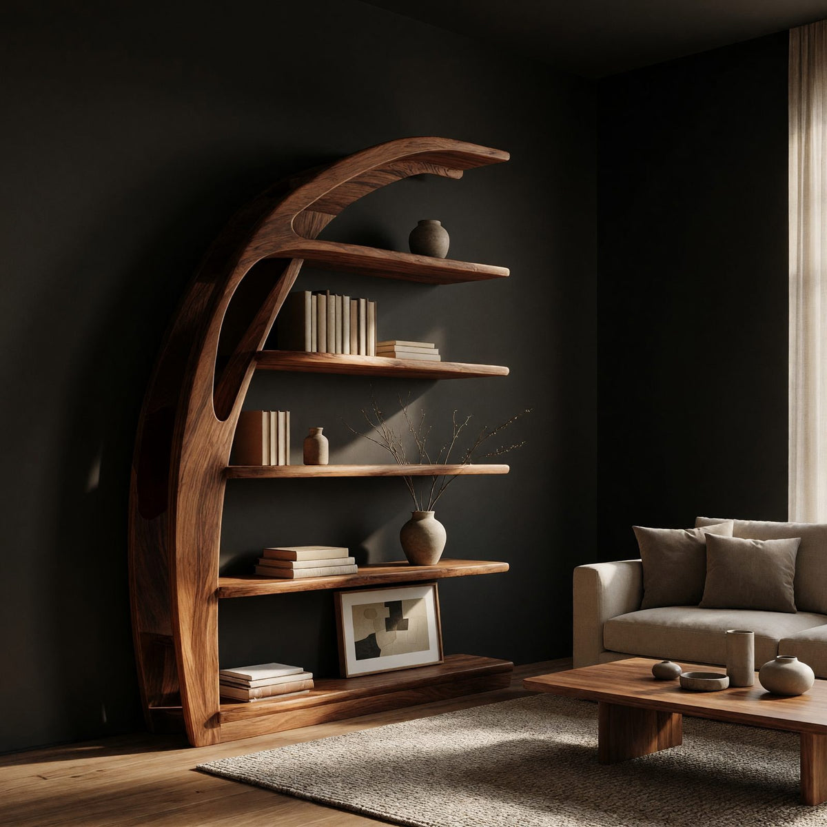Natural wood grain detail