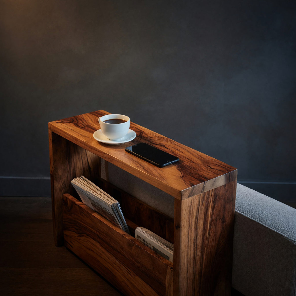 Natural wood grain detail
