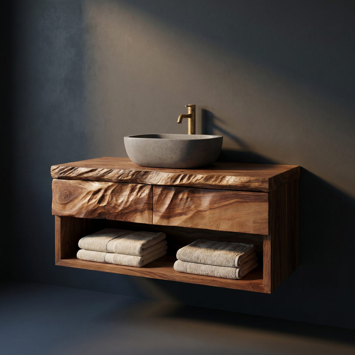Natural wood grain detail