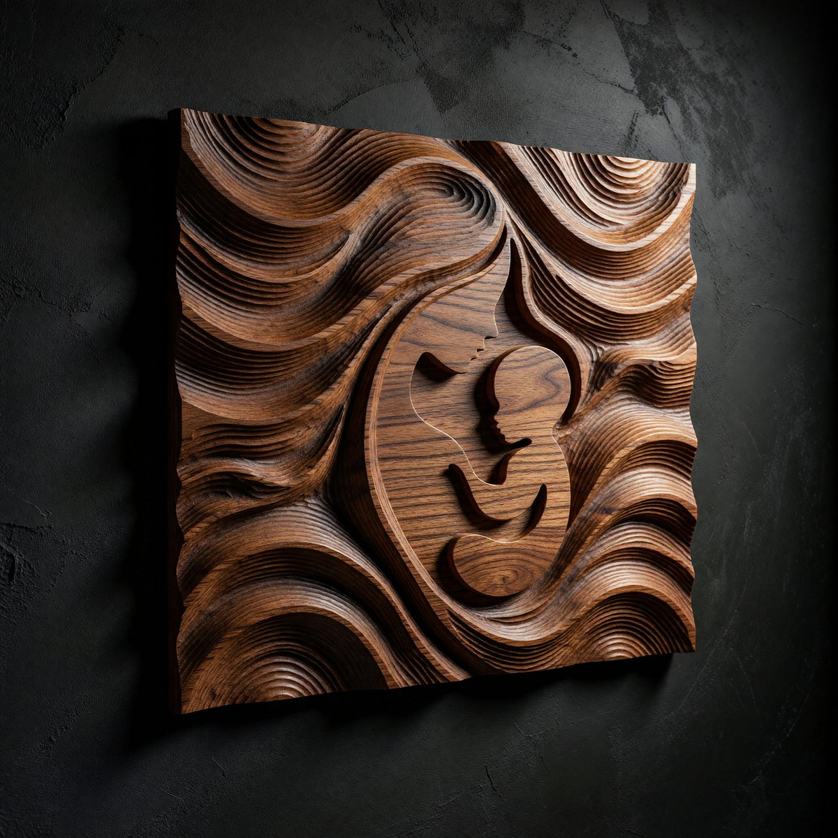 Natural wood grain detail