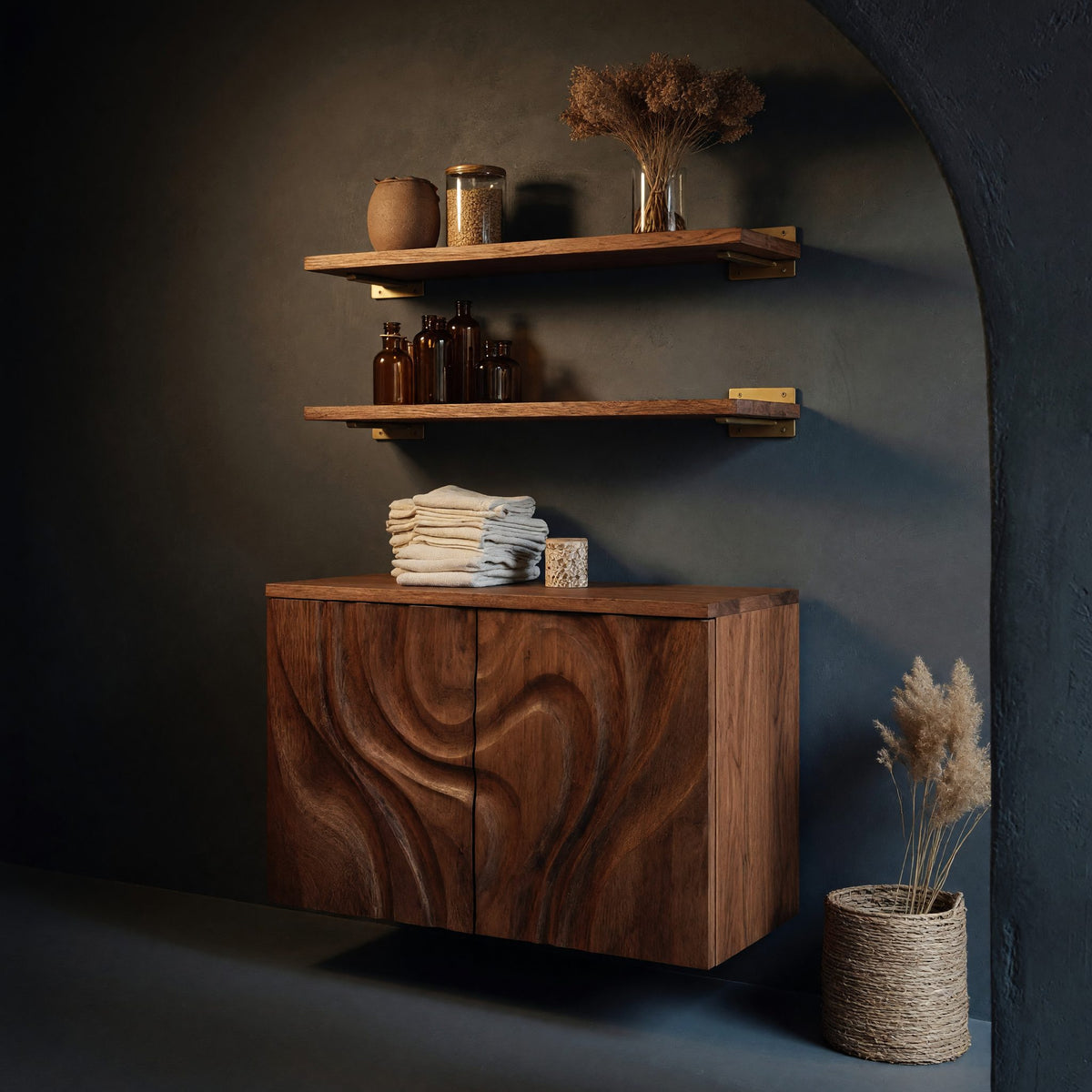 Natural wood grain detail