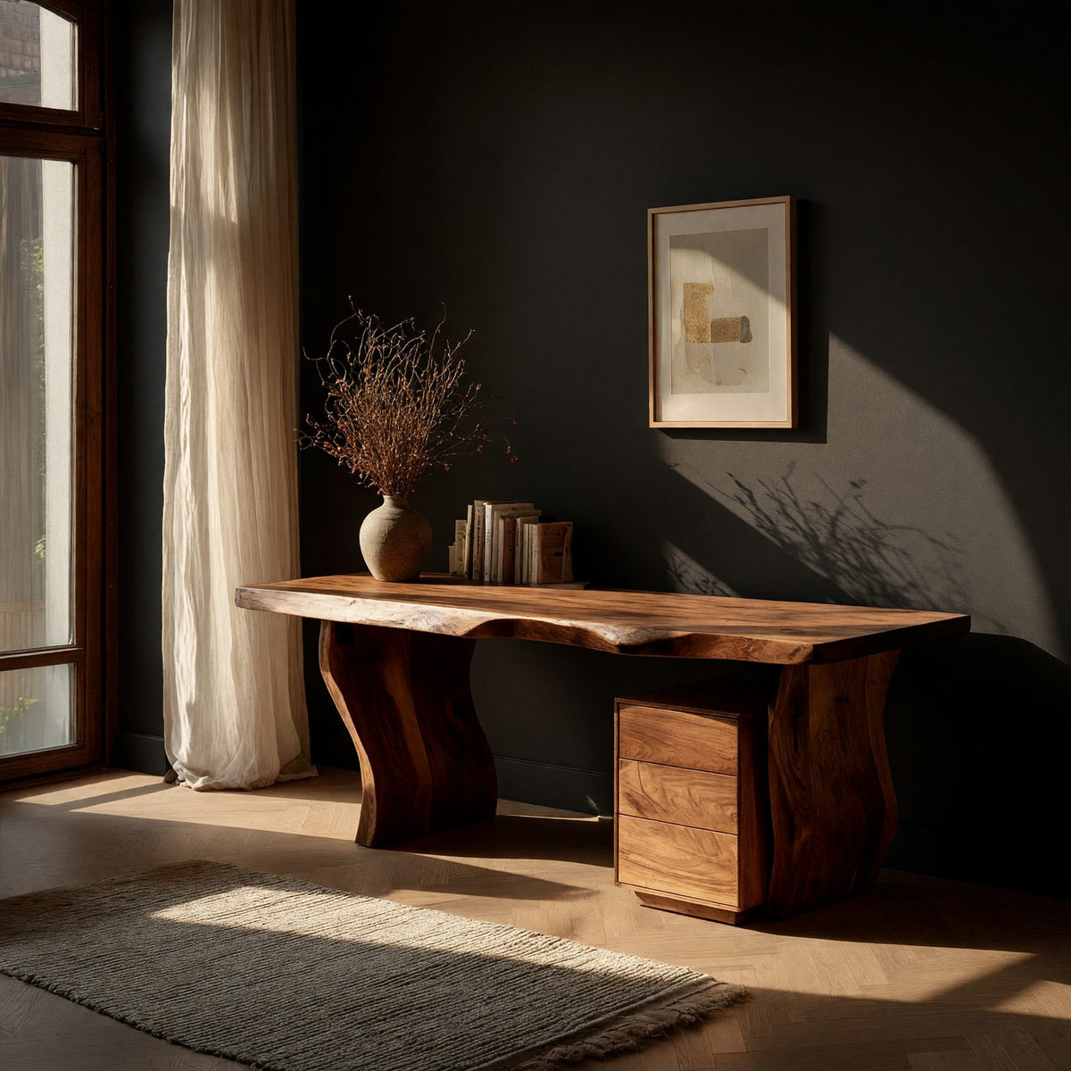 Natural wood grain detail