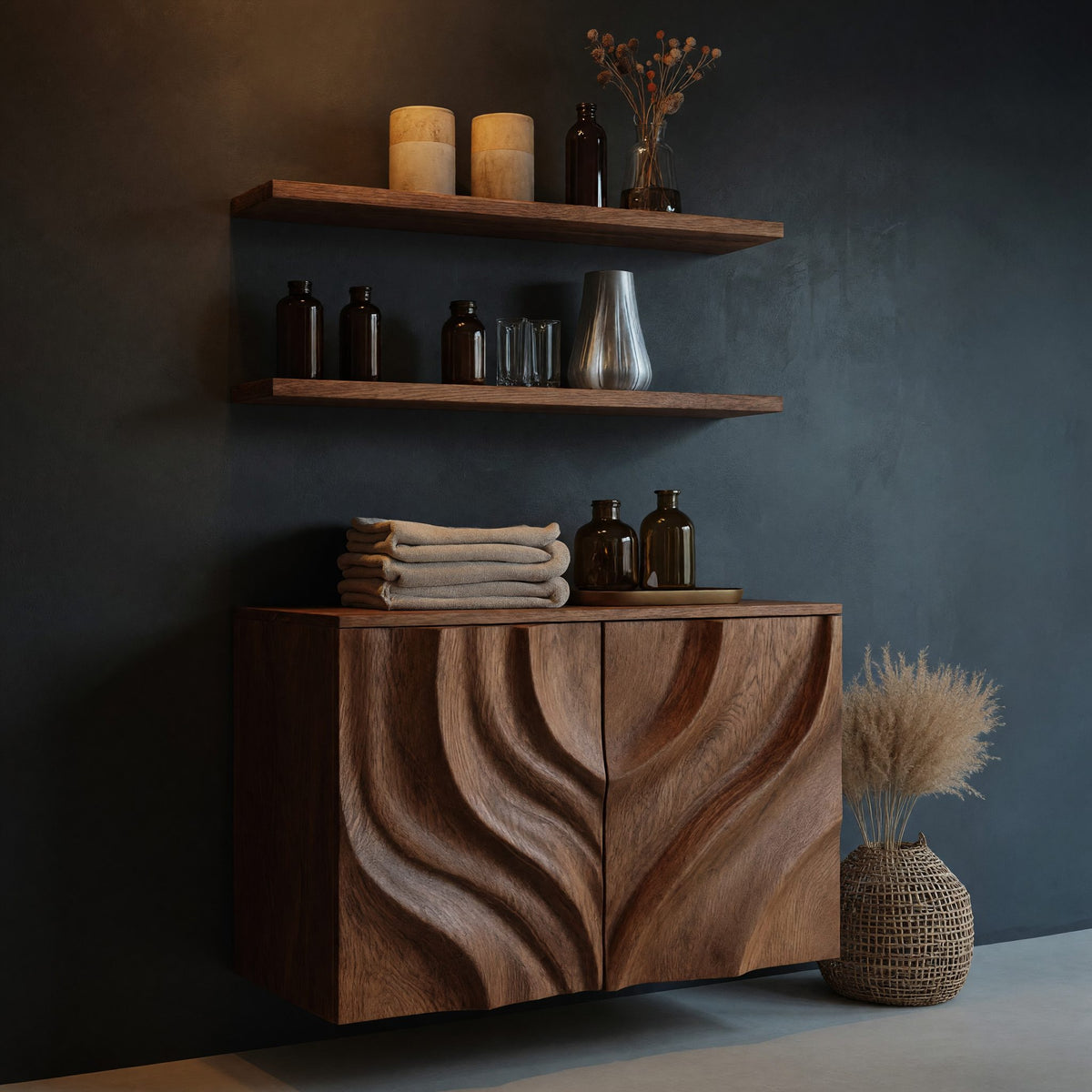 Natural wood grain detail