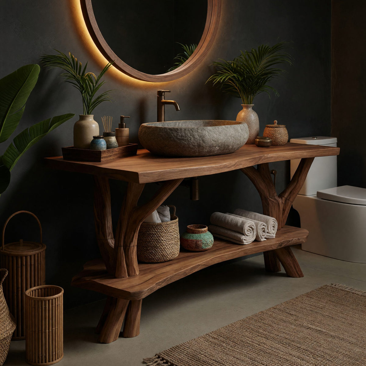 Natural wood grain detail