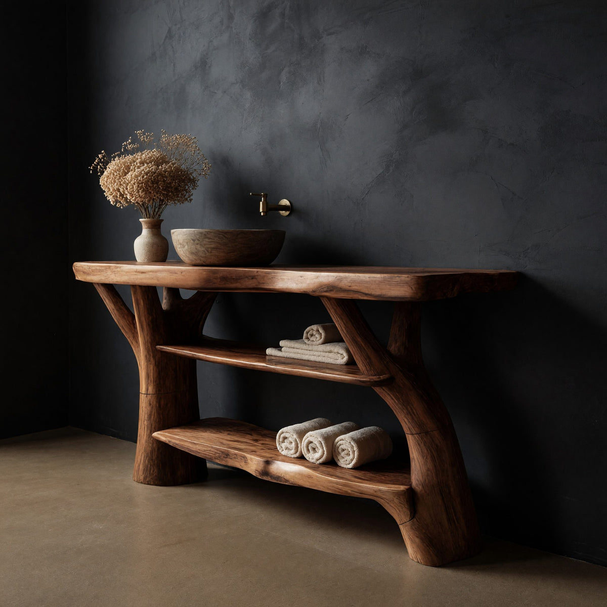 Natural wood grain detail
