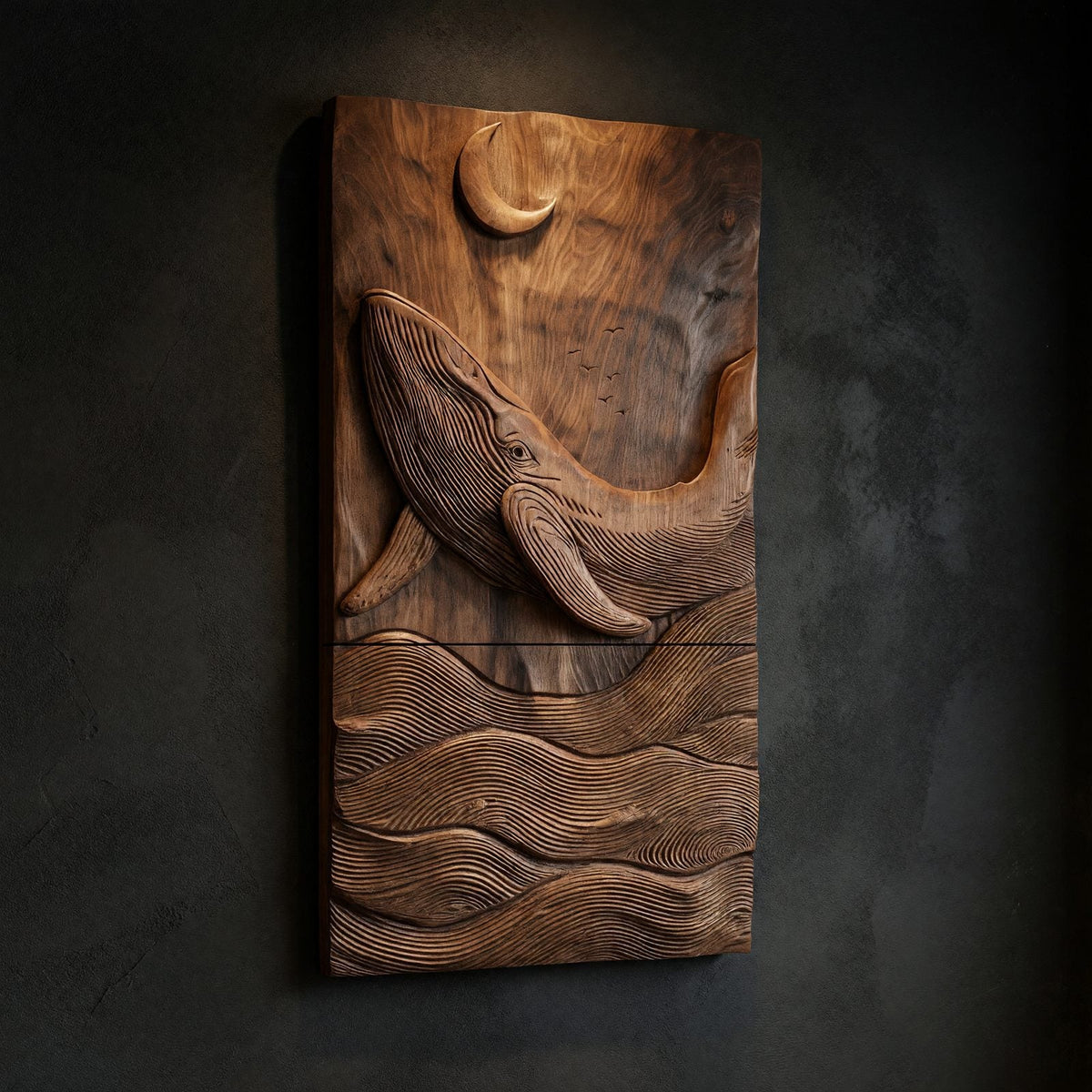Natural wood grain detail