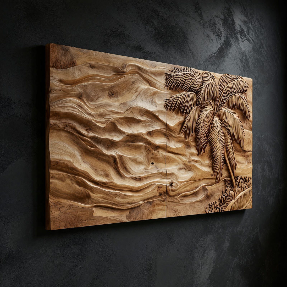 Natural wood grain detail