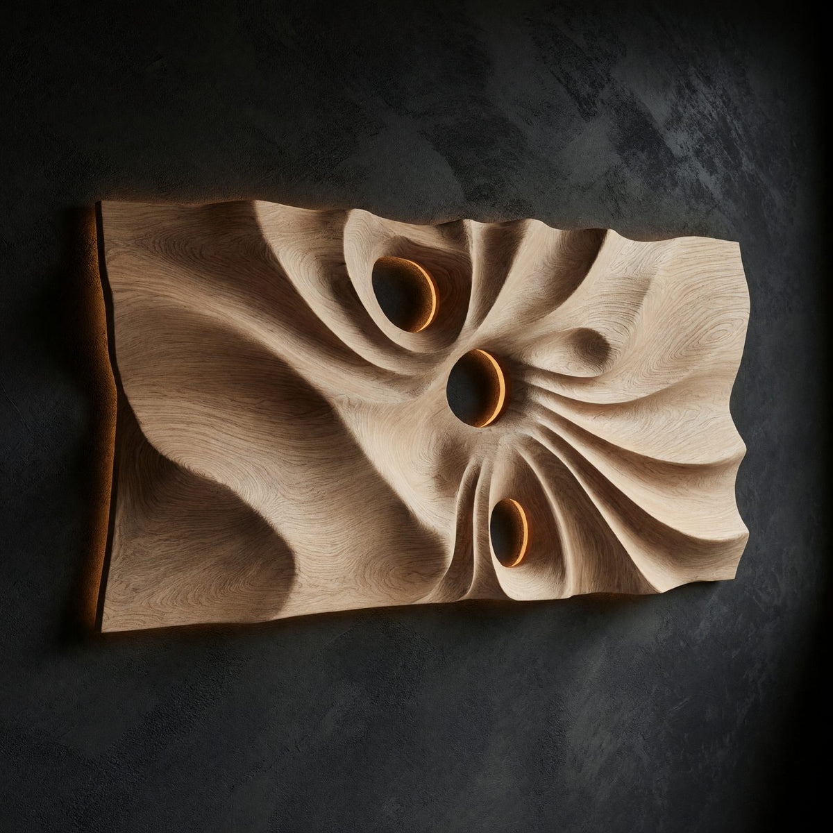 Natural wood grain detail