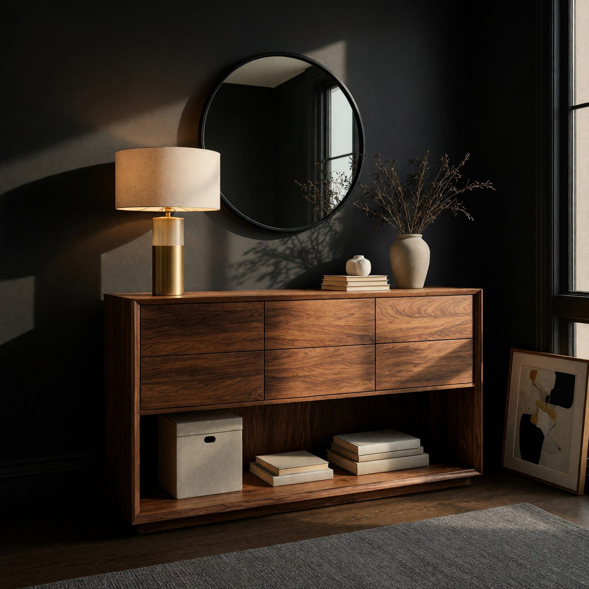 Natural wood grain detail