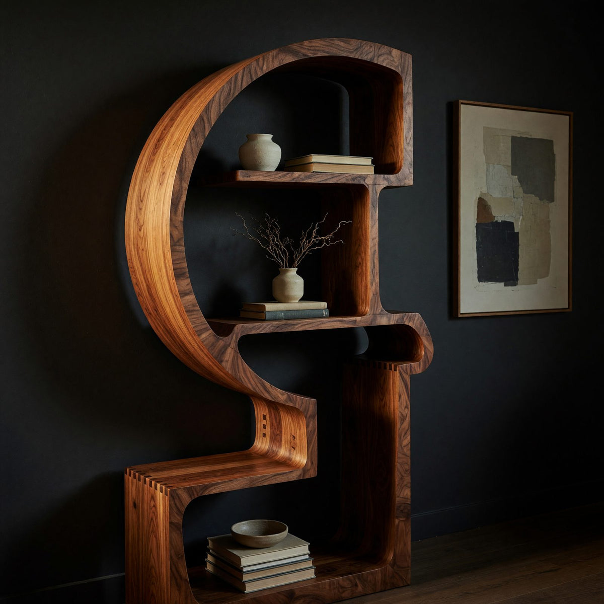 Natural wood grain detail