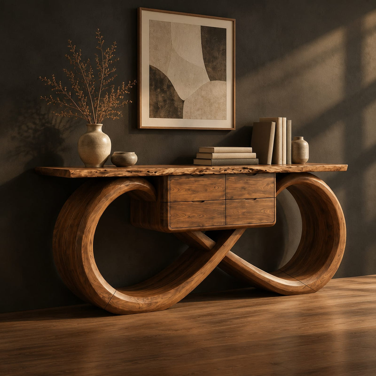 Natural wood grain detail