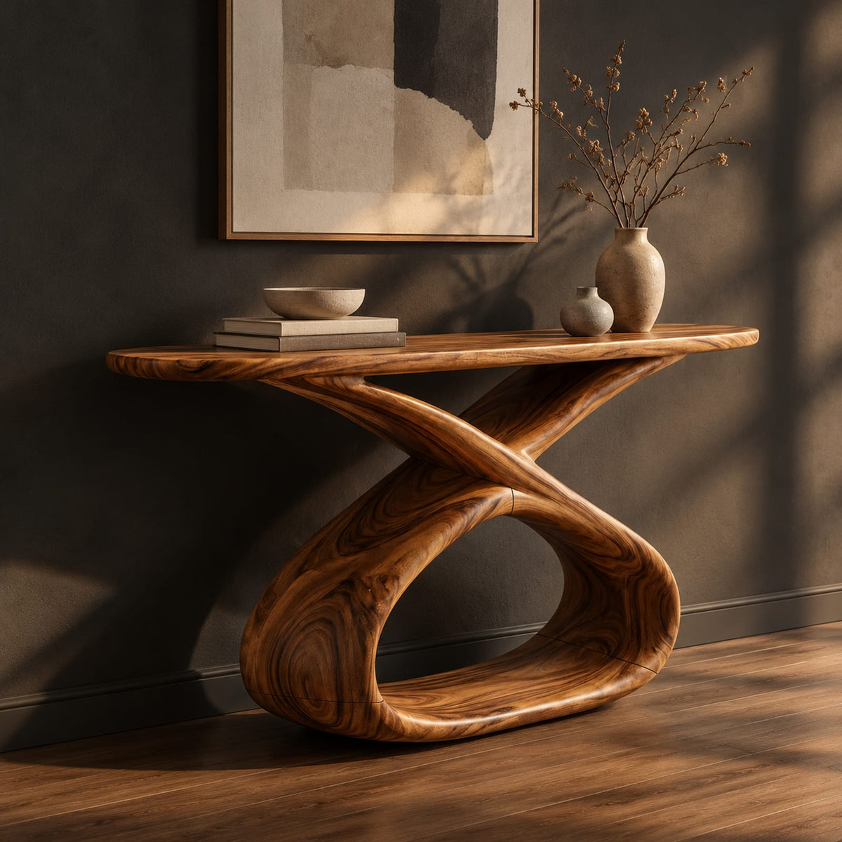 Natural wood grain detail