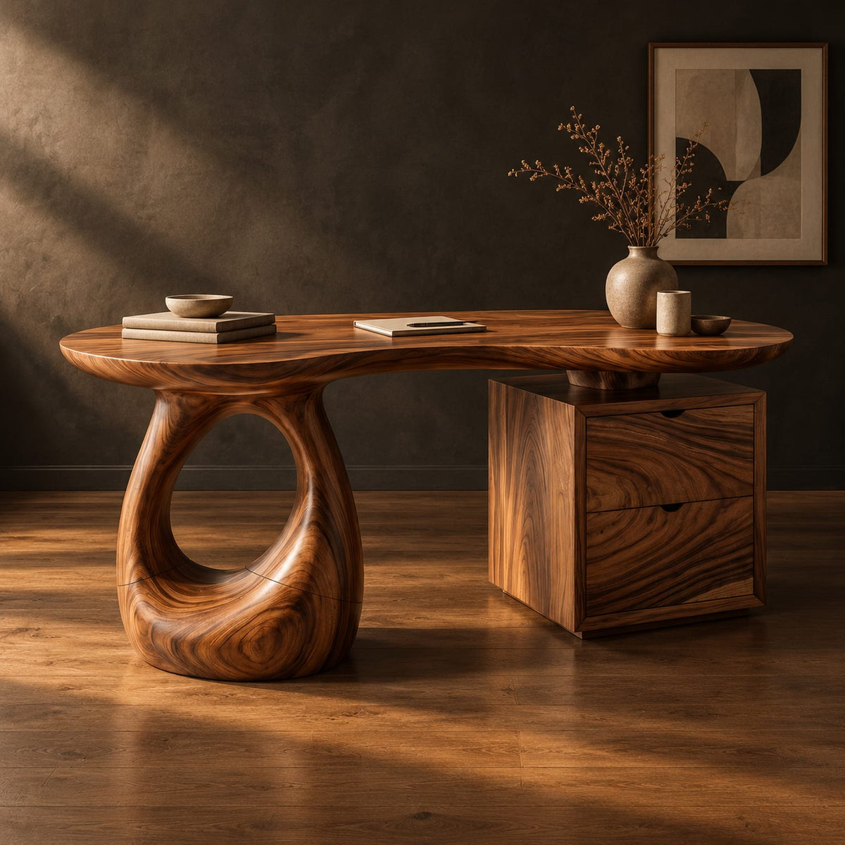 Natural wood grain detail