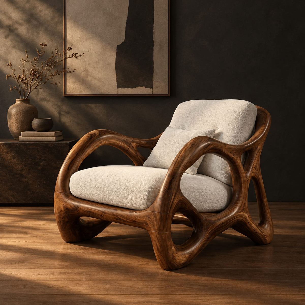Natural wood grain detail