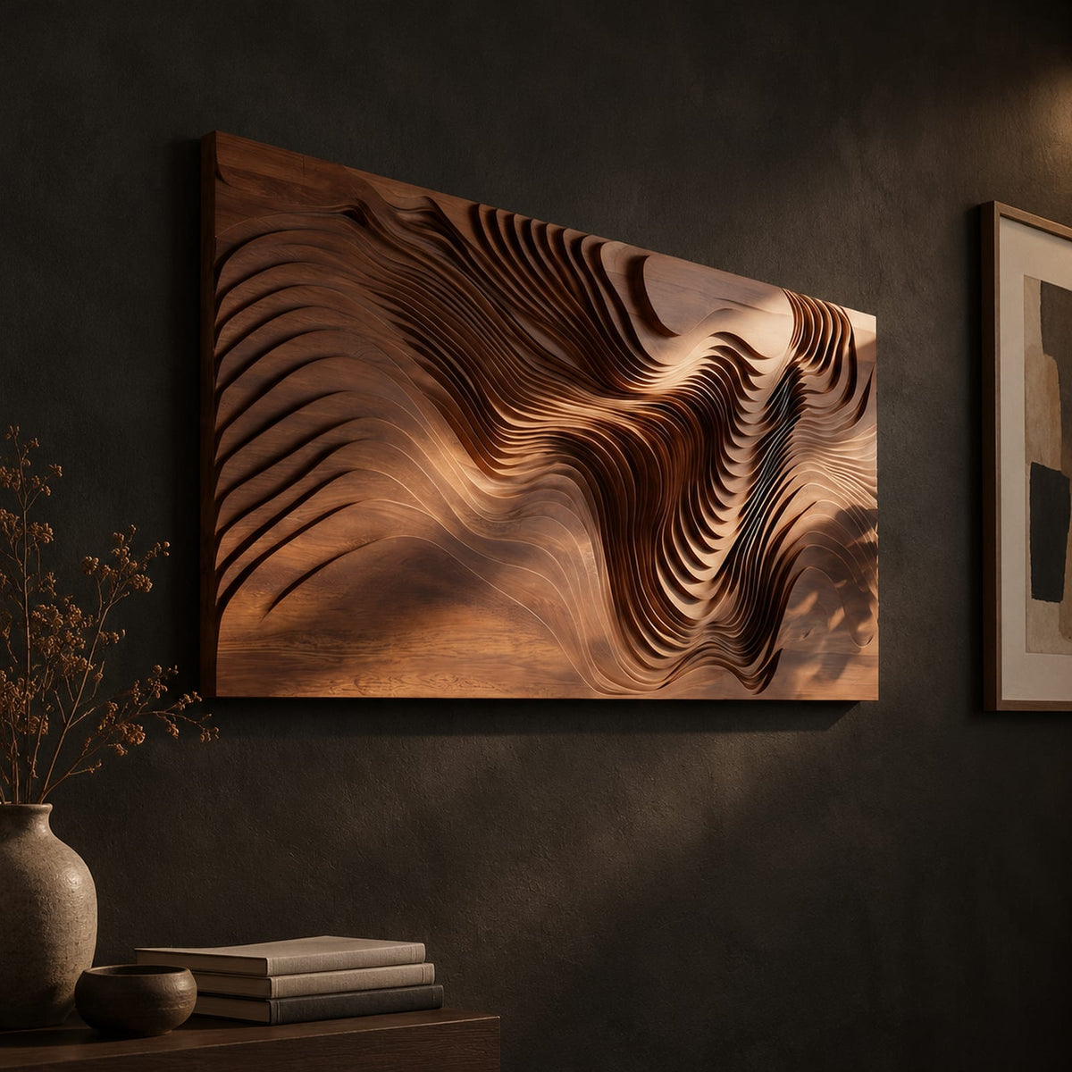 Natural wood grain detail