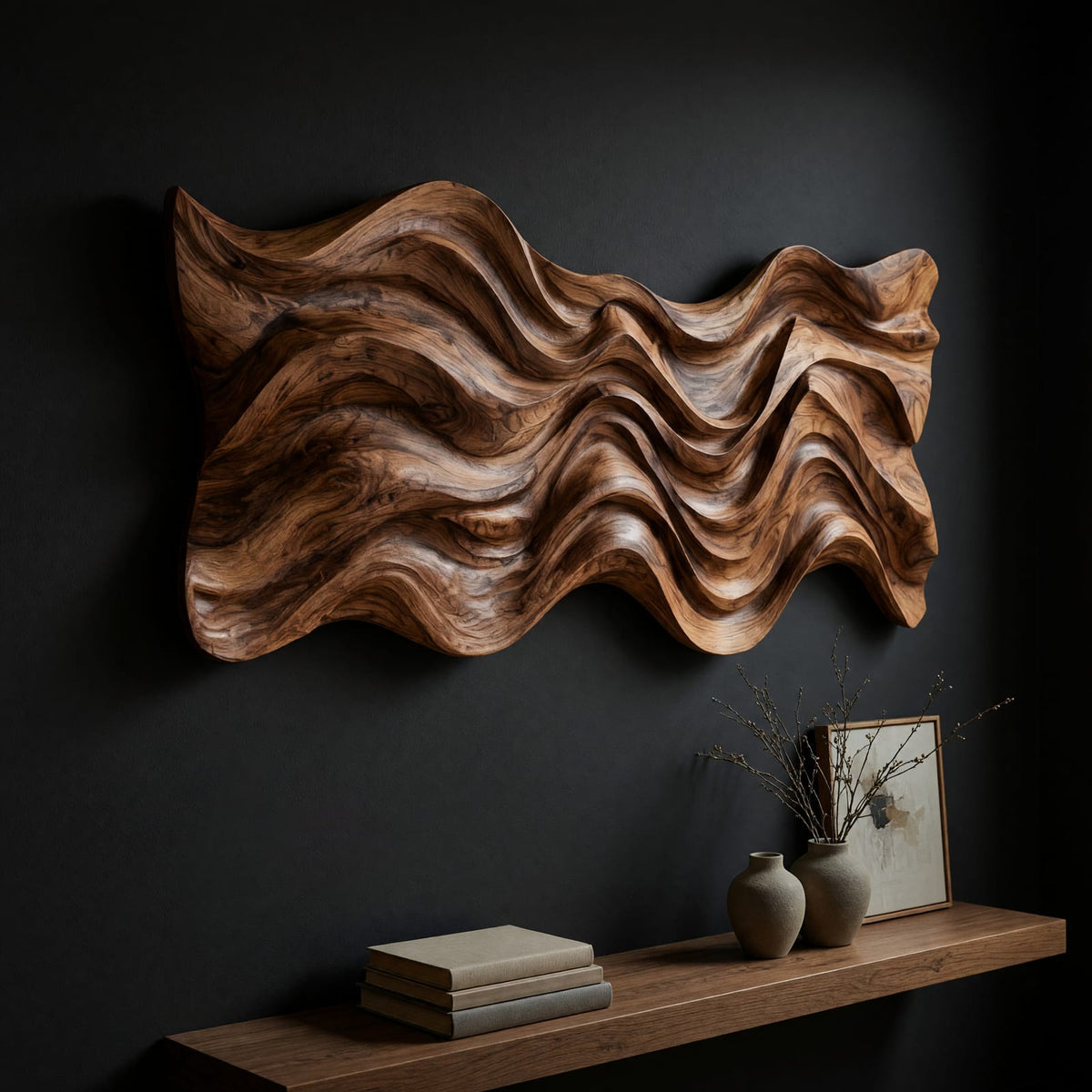 Natural wood grain detail