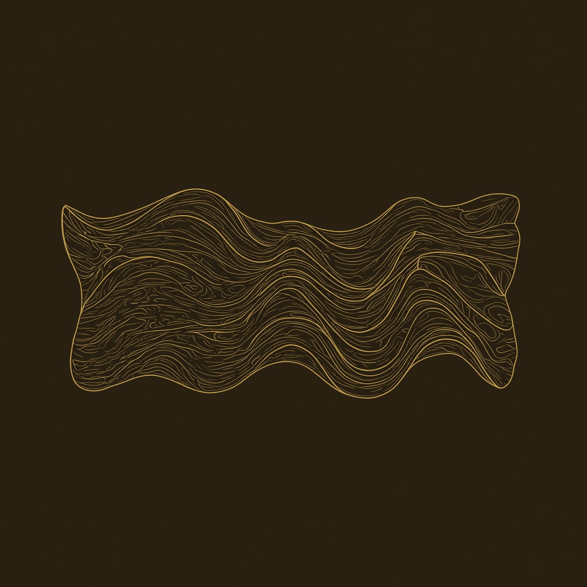 Layered Wave Wall Art for a Wide Living Room Wall dimension diagram