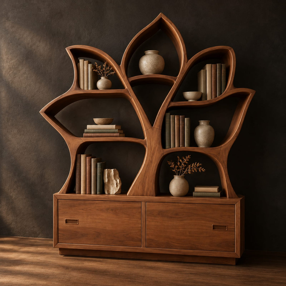 Natural wood grain detail