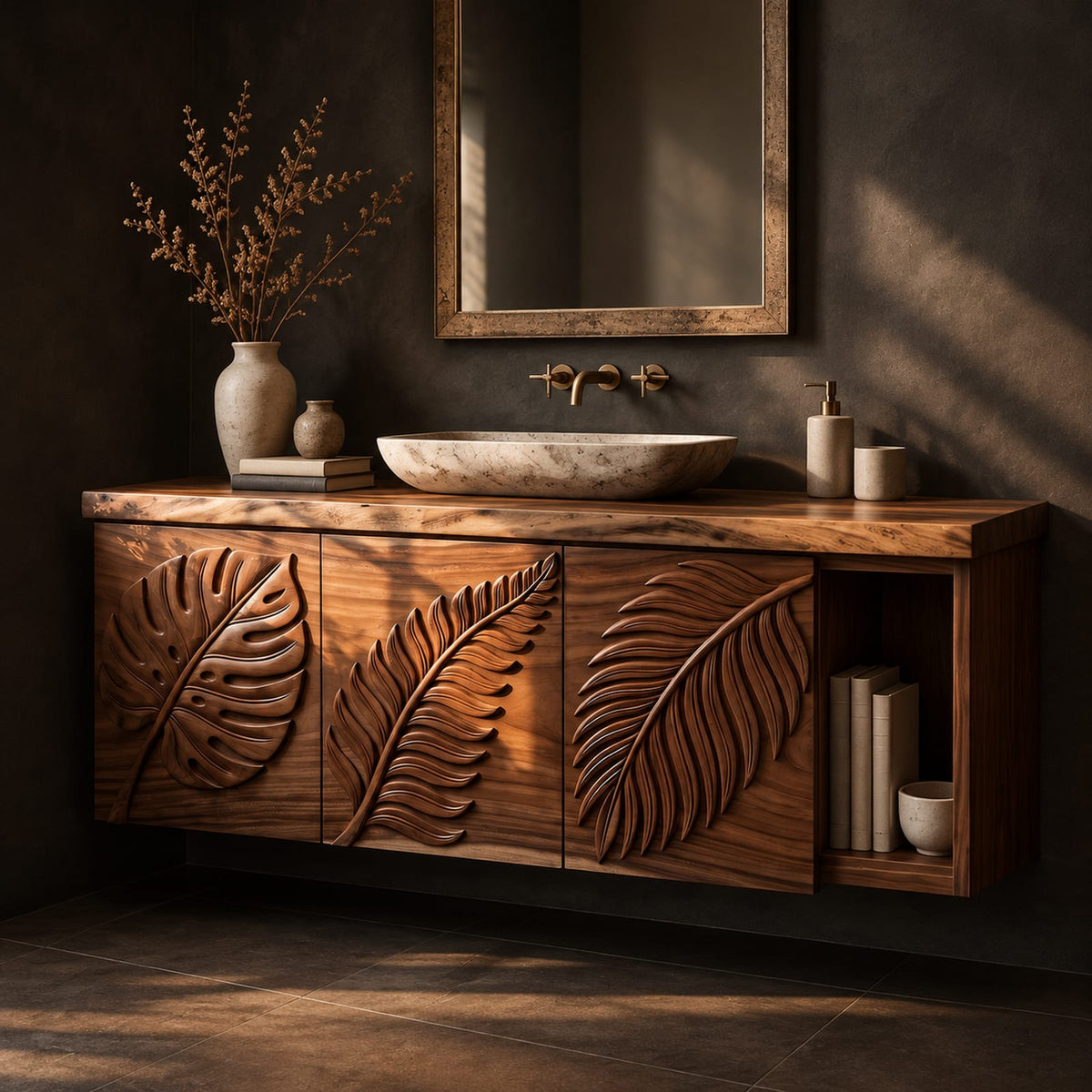 Natural wood grain detail