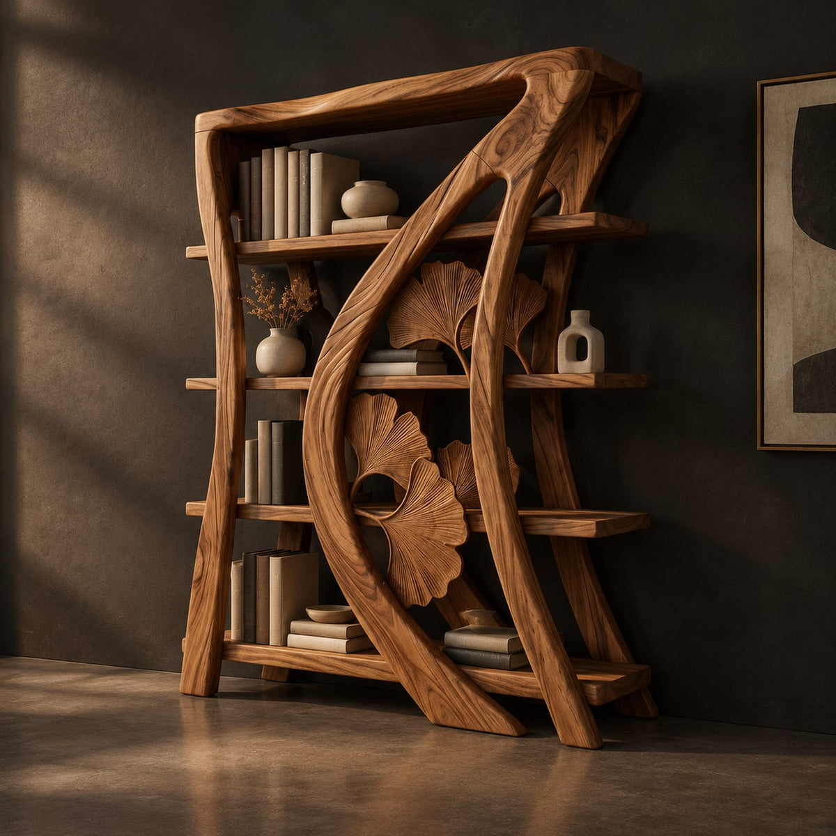 Natural wood grain detail