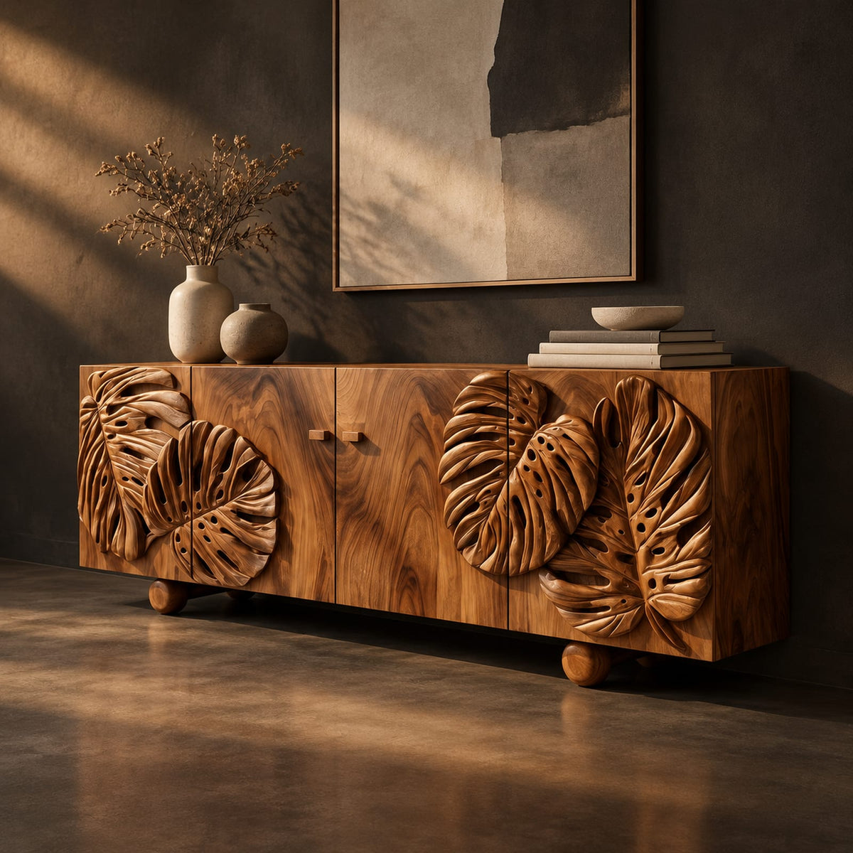 Natural wood grain detail