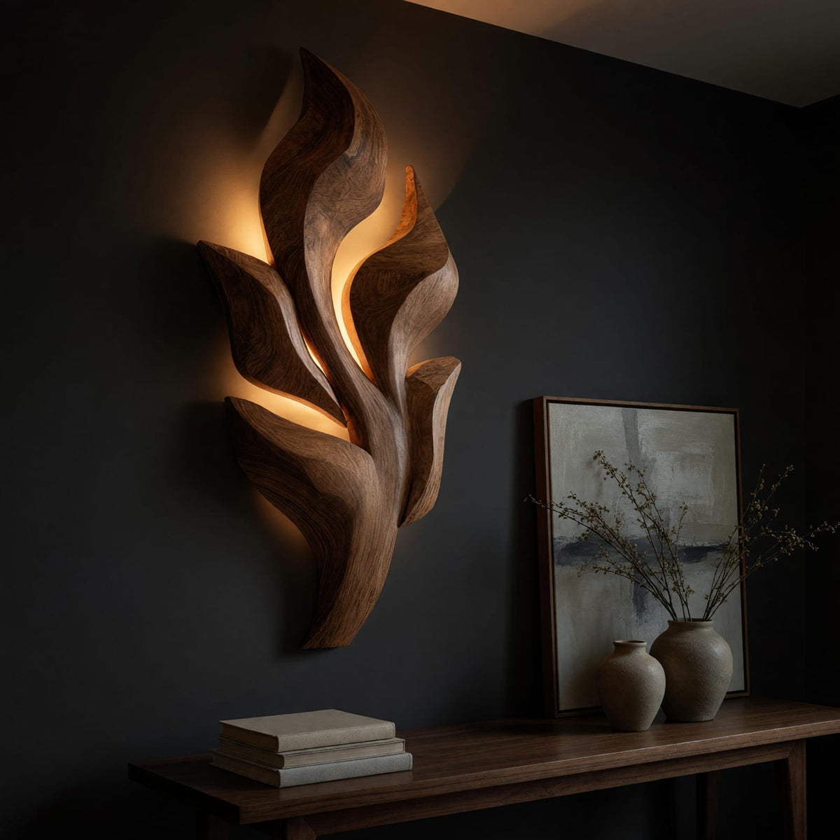 Natural wood grain detail