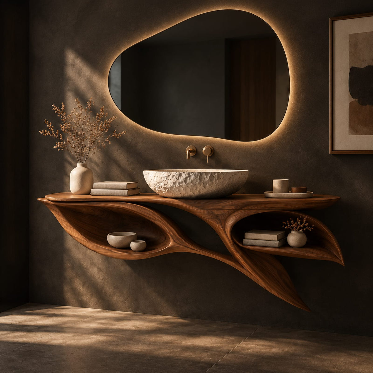 Natural wood grain detail