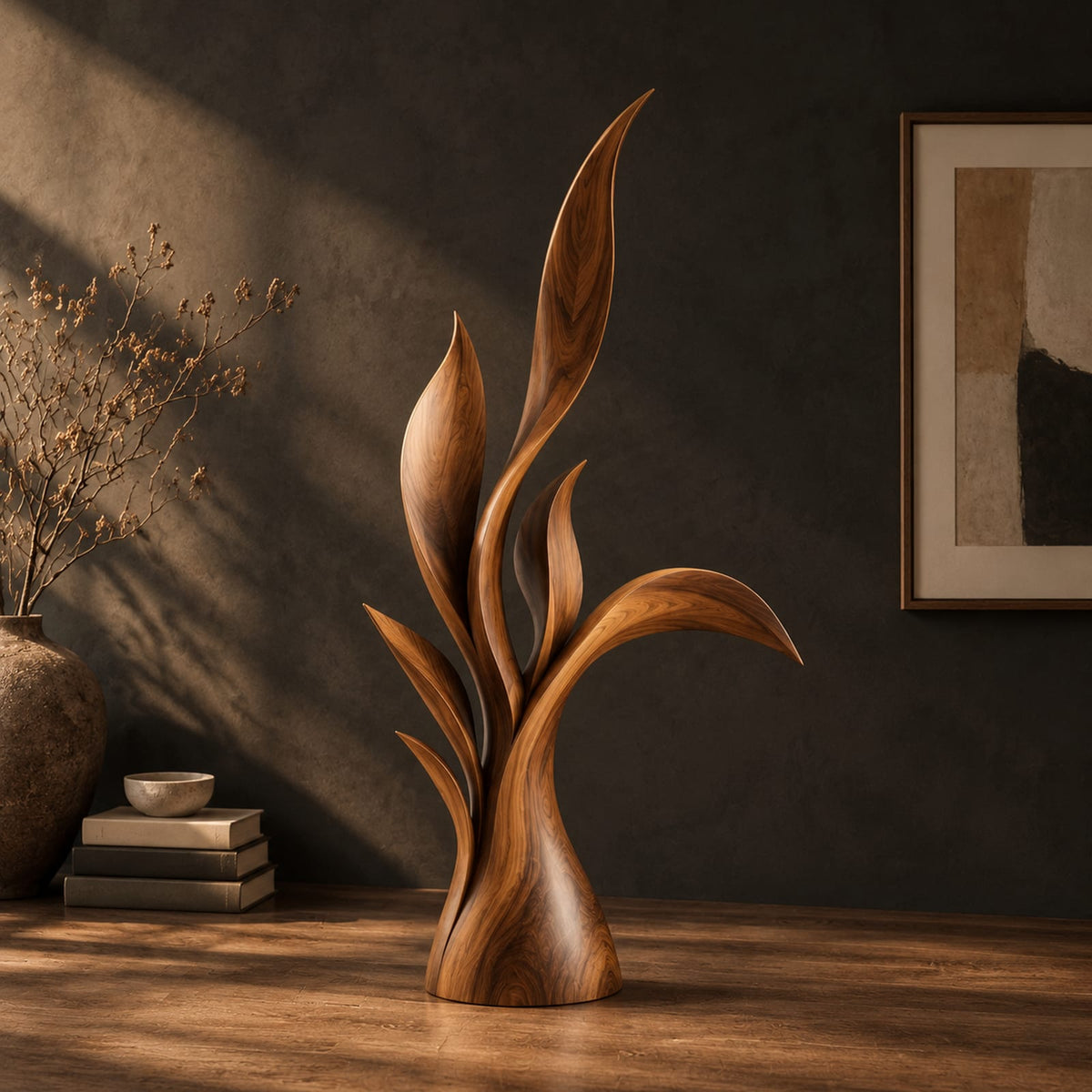 Natural wood grain detail