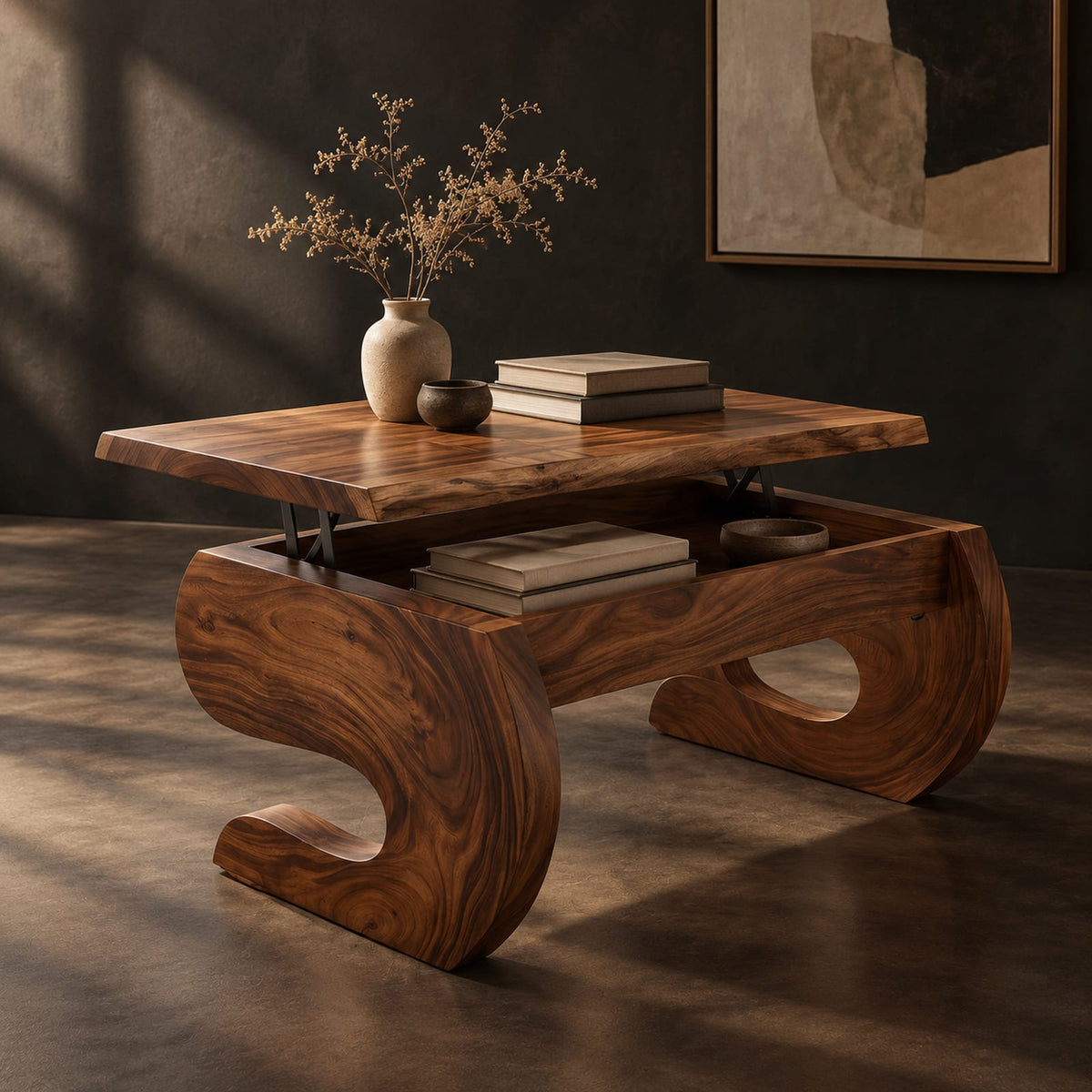 Natural wood grain detail