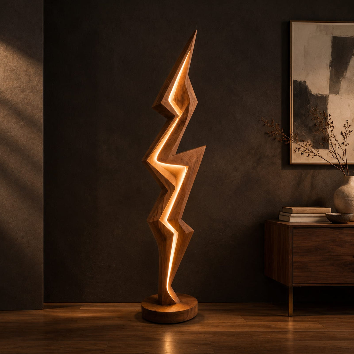 Natural wood grain detail