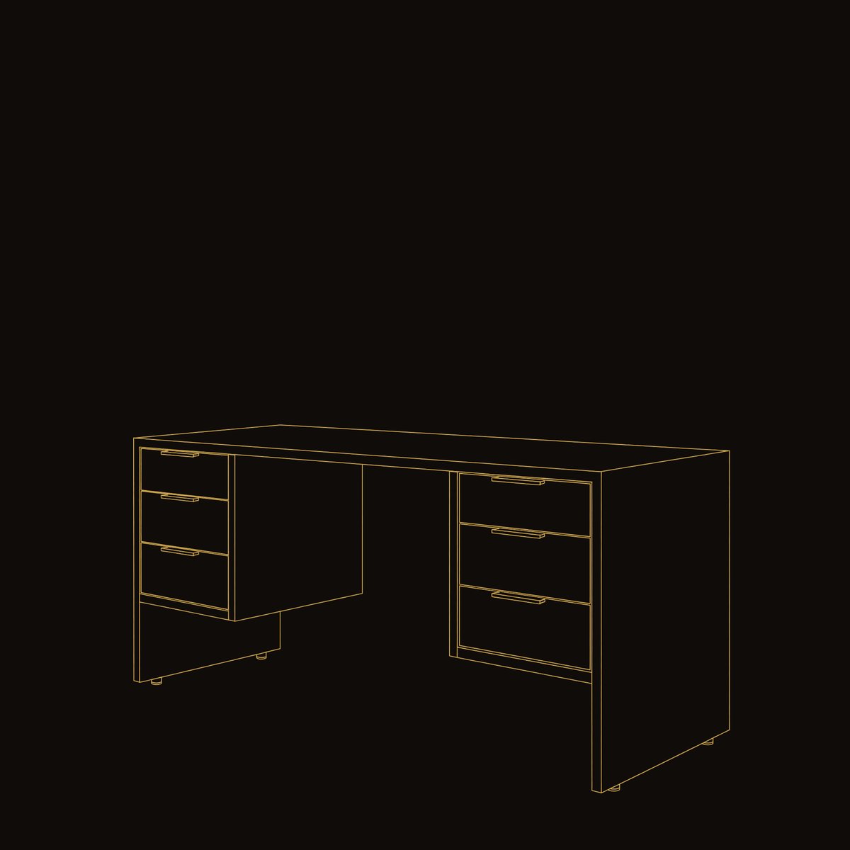 Solid Wood Dressing Table Minimalist Makeup Vanity Desk Personal Beauty Space dimension diagram