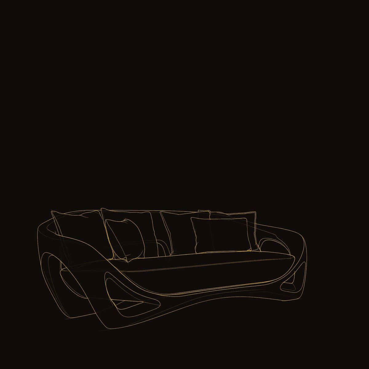 Solid Wood Sofa Living Room dimension diagram
