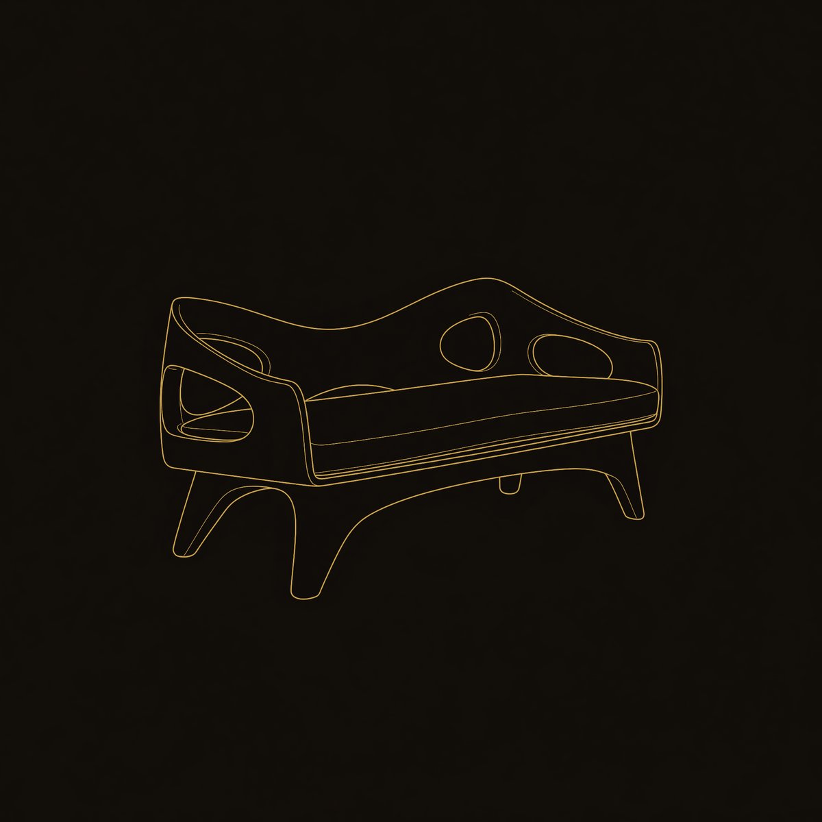 Solid Wood Sofa With Unique Backrest Lounge dimension diagram