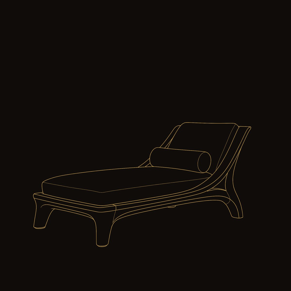 Solid Wood Sofa Living Room, II dimension diagram